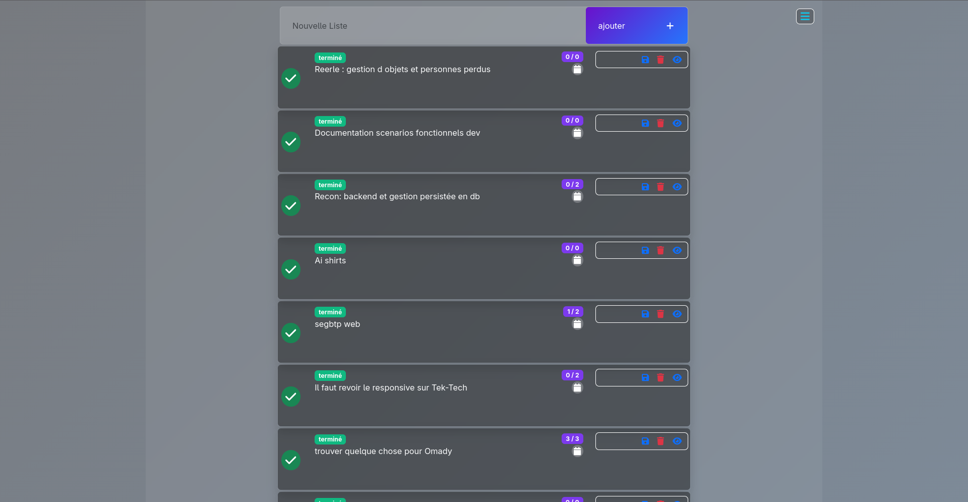 CheckLists